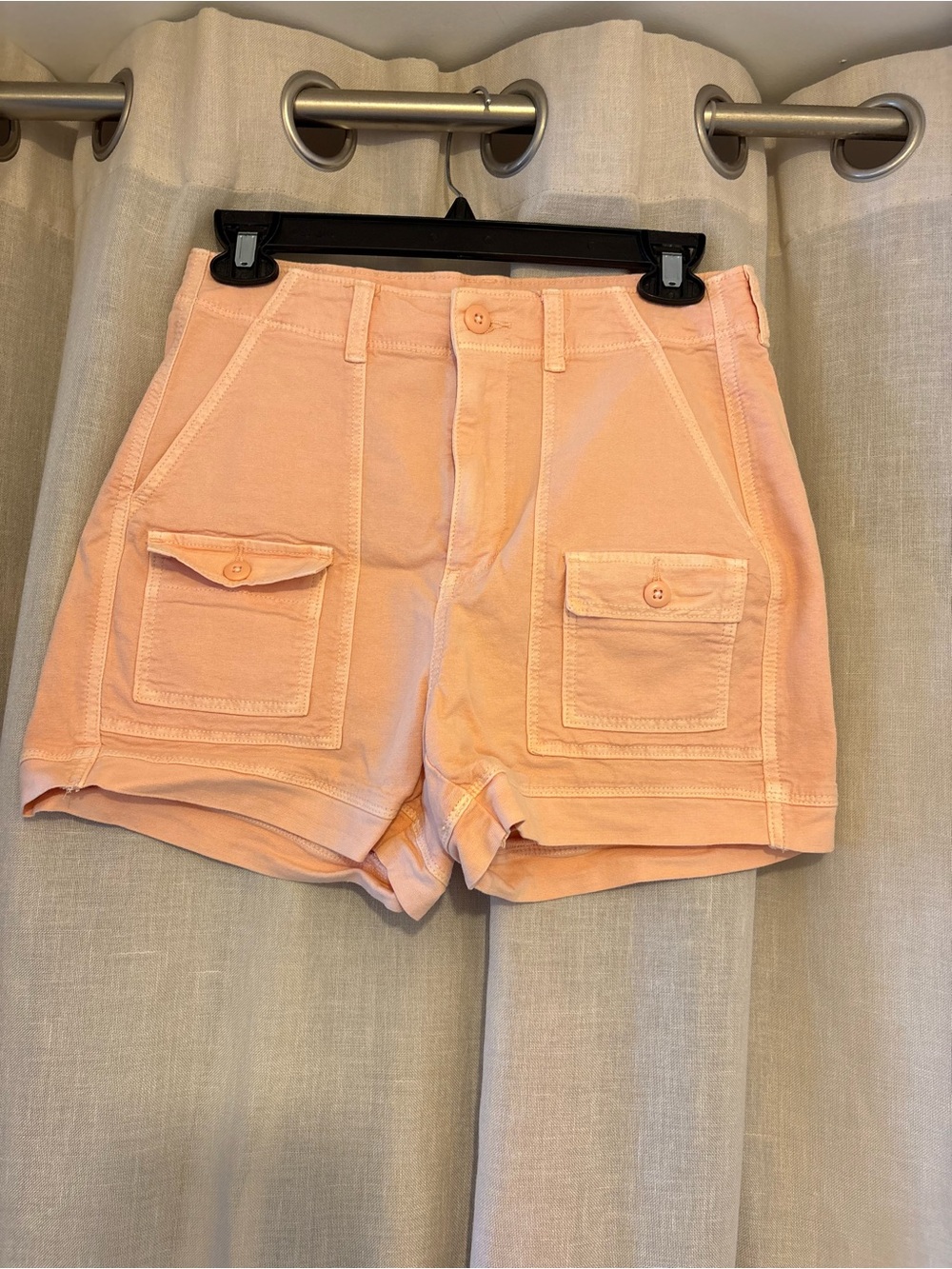American Eagle Outfitters Peach Cargo Pocket Shorts